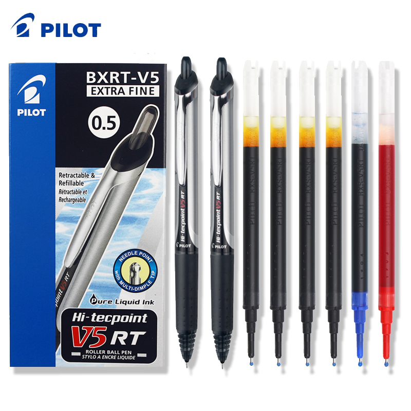 Pilot Pen V5 - Stylo Gel rétractable Pilot BXRT-V5, 0.5mm