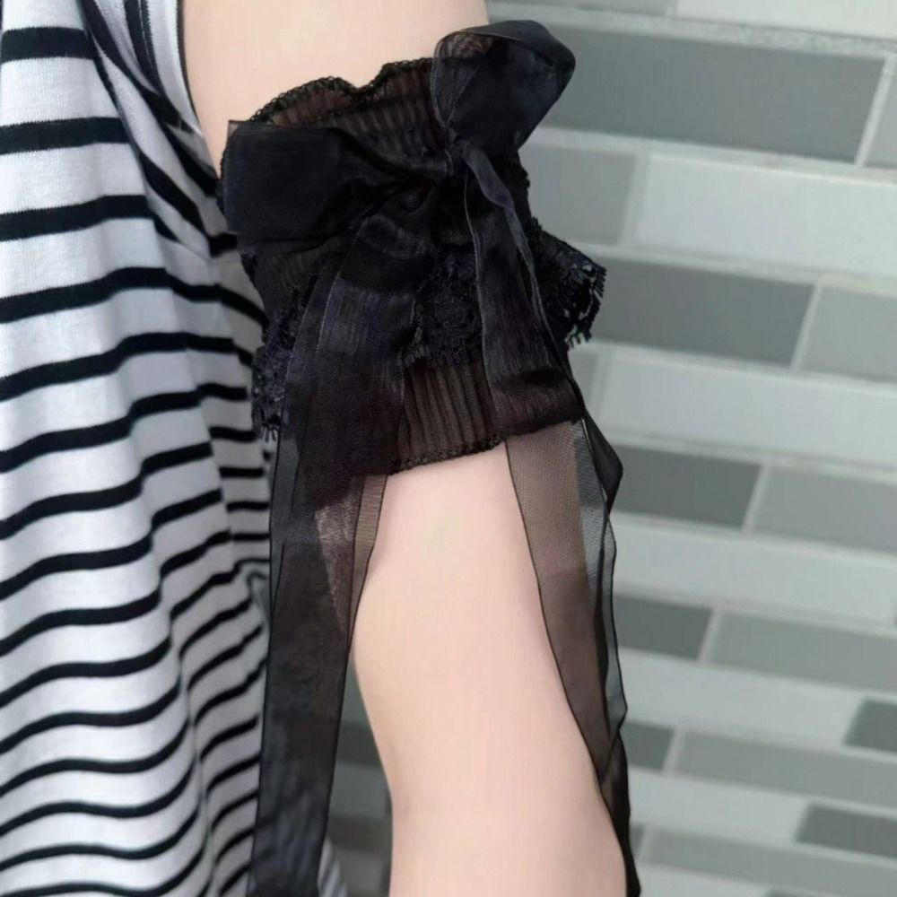 Elastic Lace Trim - Manchettes de bras en dentelle style