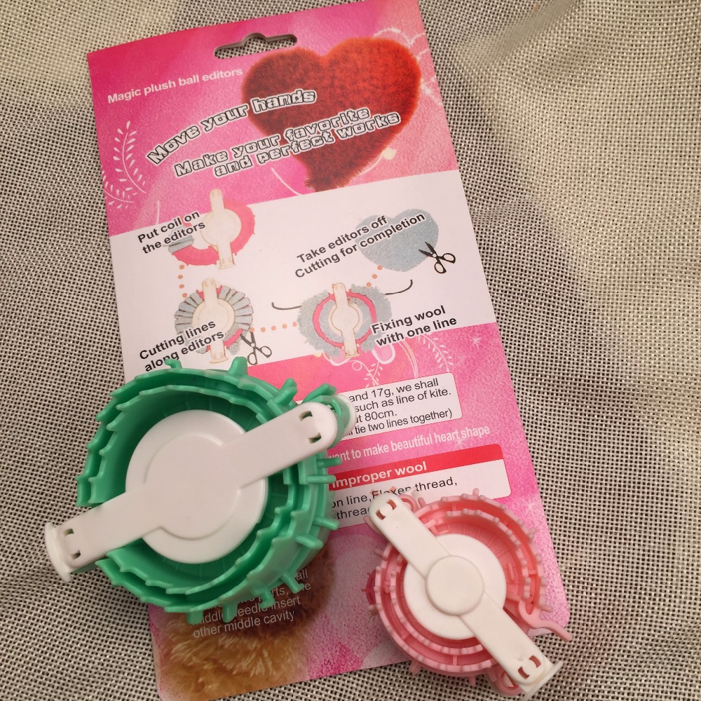 Pom Pom Maker Tool - Pompom Maker Sweet Coussins Ball Pattern