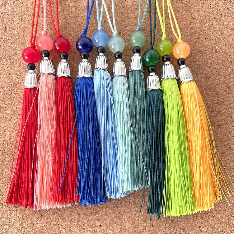 Beaded Trim Fringe - 5/10/20 pièces de pompons faits à