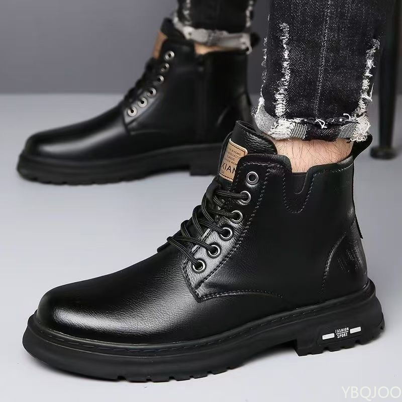 Guipure Lace Panel - Chaussures montantes pour hommes, tendance et