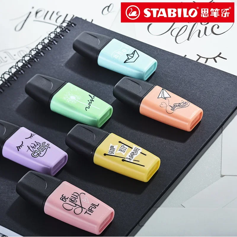 Stabilo Marker Boss - 3/6 couleurs/ensemble allemand STABILO Mini BOSS