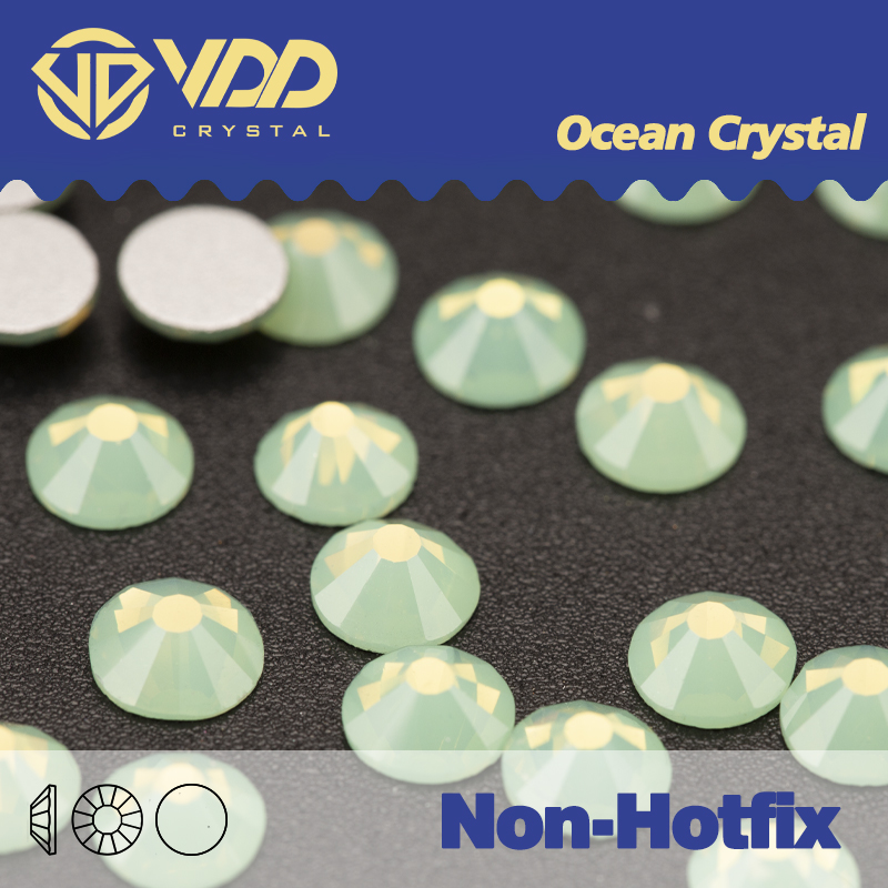 Hotfix Rhinestone Sheet - Vesse 046-Autocollants pour Ongles Citroën, Opale