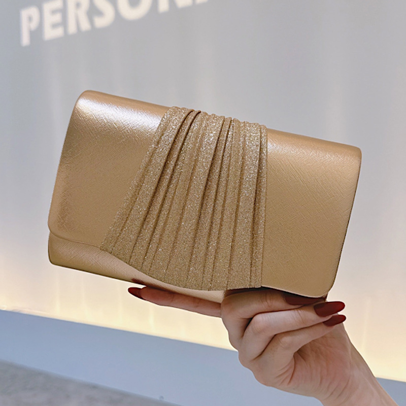 Tassel Fringe Trim - Petite pochette de soirée dorée pour
