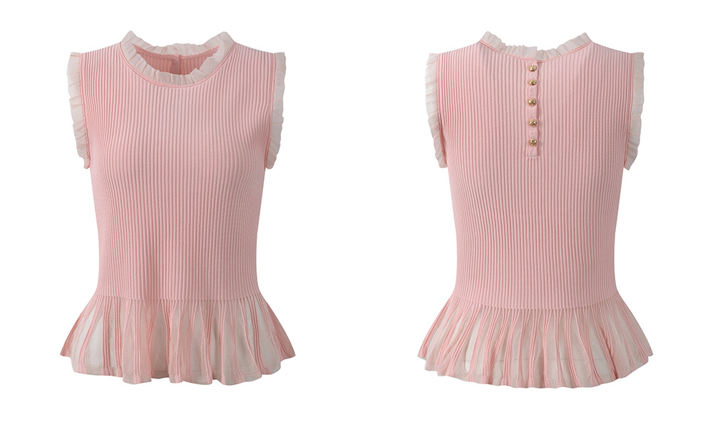 Ensemble 2 pièces tricoté slim - Elastic Lace Trim avis et prix