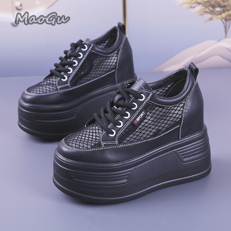 Tenis De Mujer Baskets compens - Guipure Lace Panel avis et prix