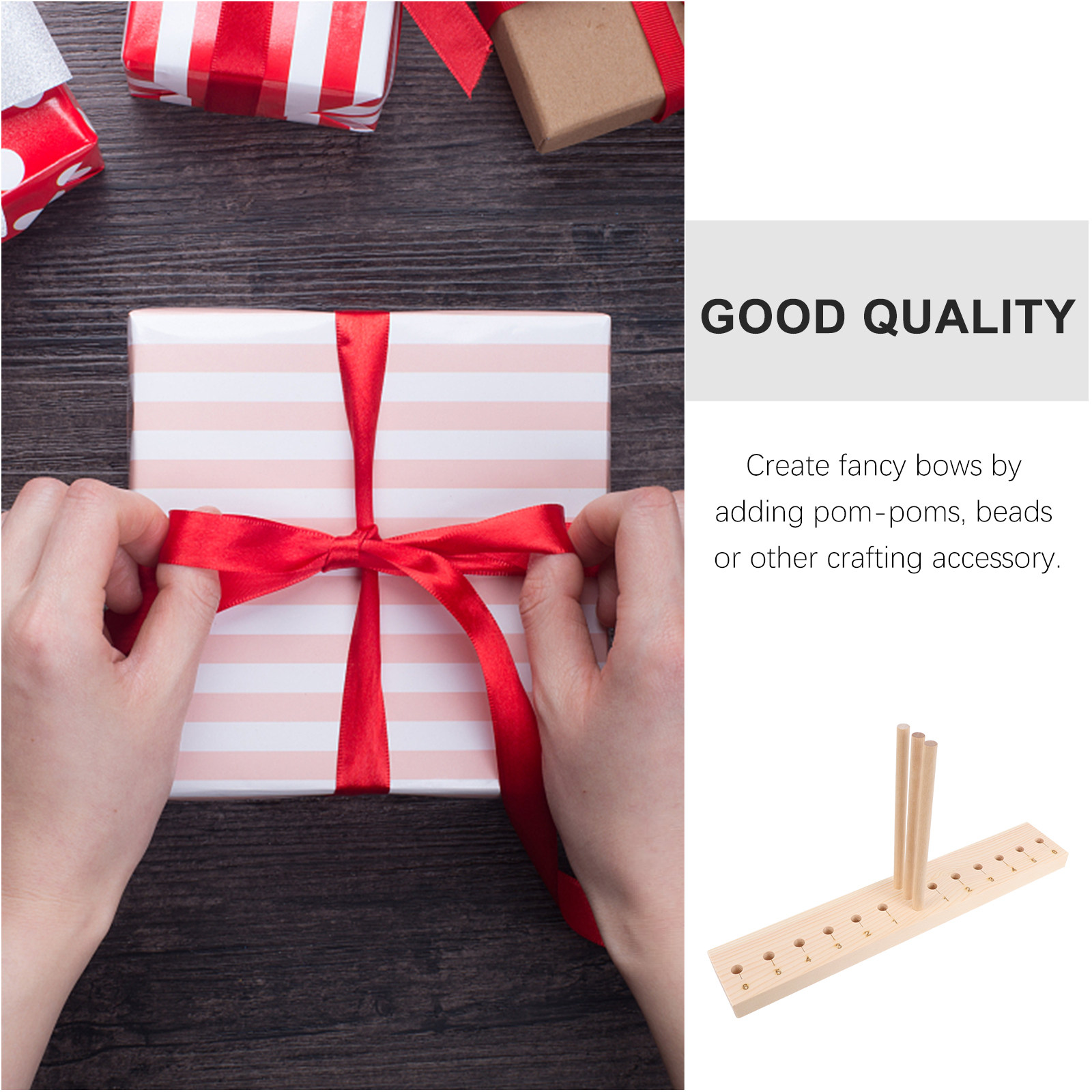 Outil Créatif en Bois pour la  - Pom Pom Maker Tool avis et prix