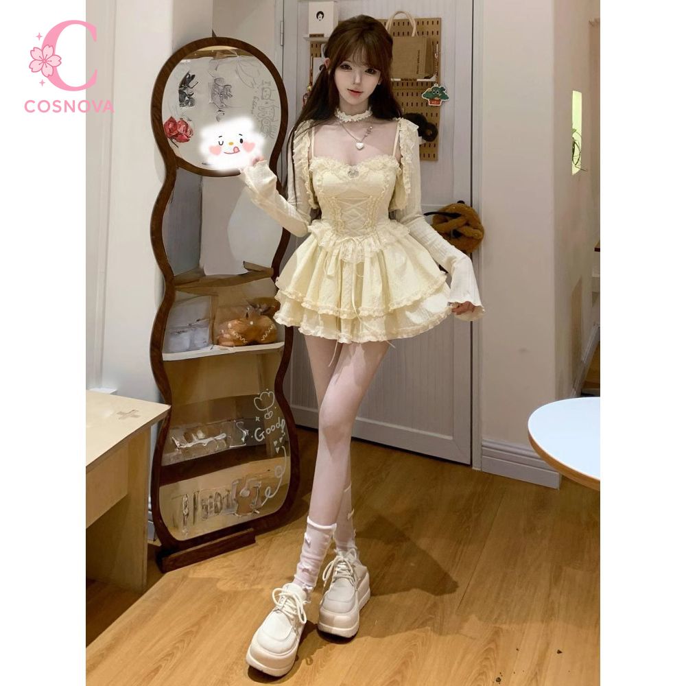 Ensemble Robe Camisole Sweet L - Elastic Lace Trim avis et prix