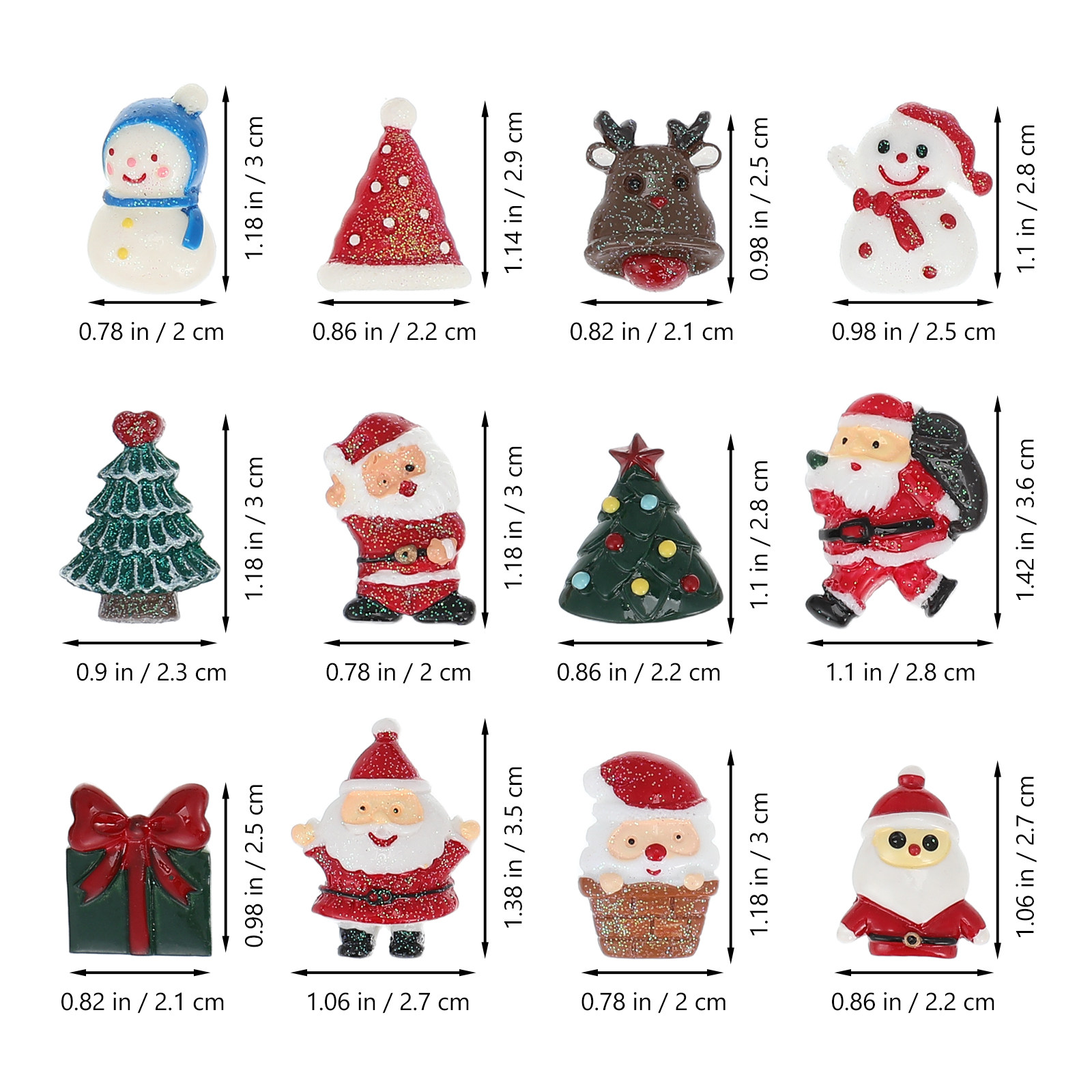 50 pièces d'ornements de Noël, - Craft Embellishment avis et prix