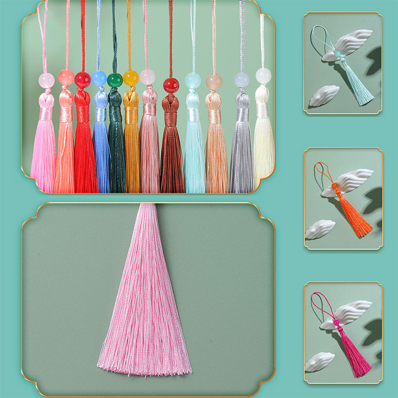 Glands perlés en Polyester, 5  - Beaded Trim Fringe avis et prix