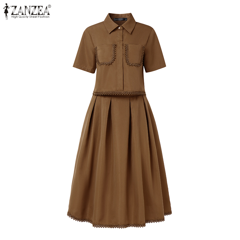 ZANZEA – ensemble jupe 2 pièce - Elastic Lace Trim avis et prix