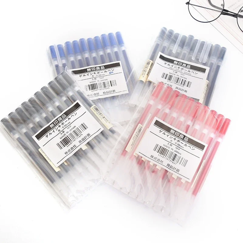 10-30 pièces/ensemble 0.38/0.5 - Muji Stationery Gel Pen avis et prix