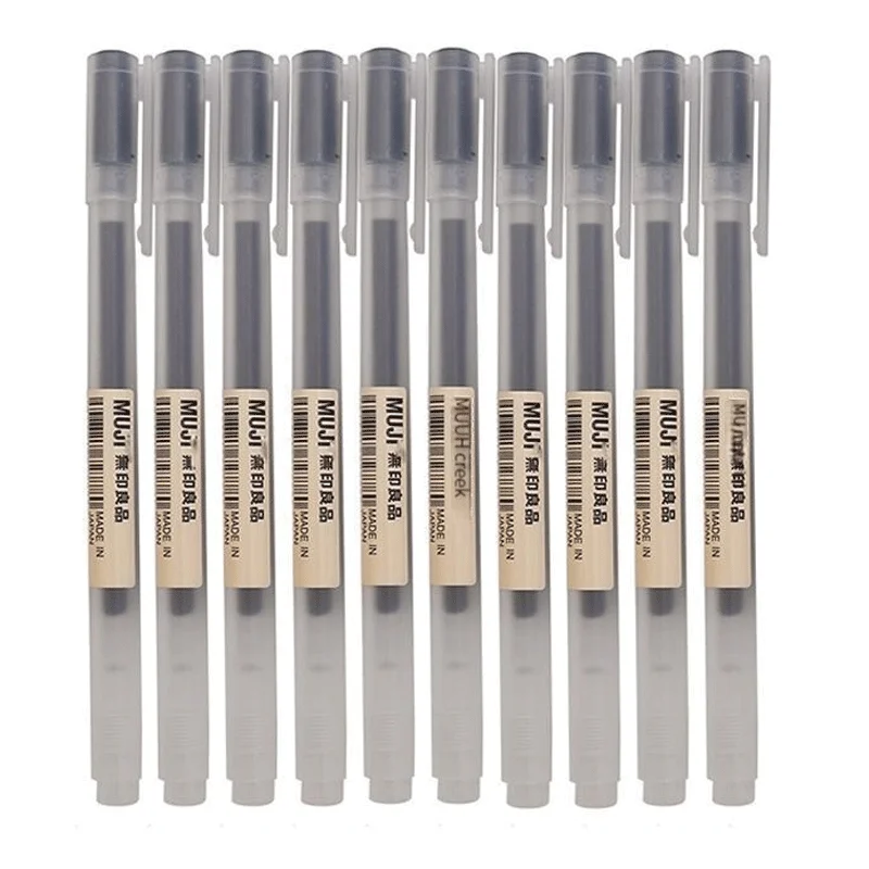 6/8 pièces/ensemble Kawaii MUJ - Muji Stationery Gel Pen avis et prix