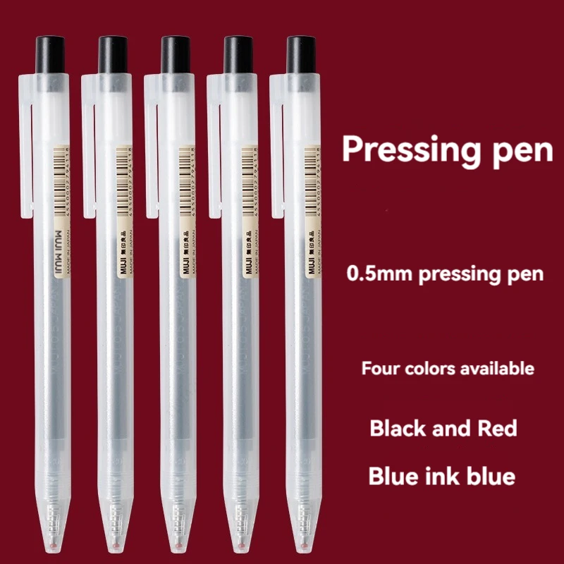 Stylo Gel à pression 0.5mm, bl - Muji Stationery Gel Pen avis et prix