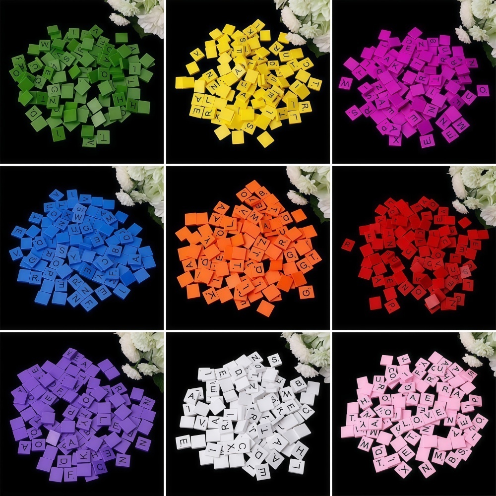 100 cubes de lettres en bois p - Craft Embellishment avis et prix