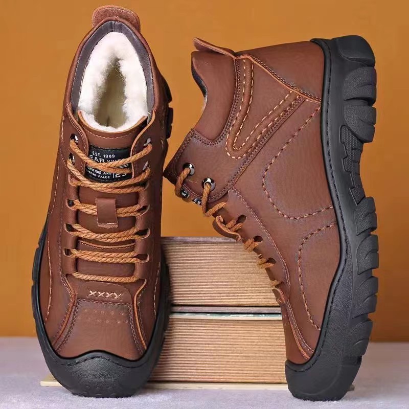 Bottines à lacets pour hommes, - Guipure Lace Panel avis et prix