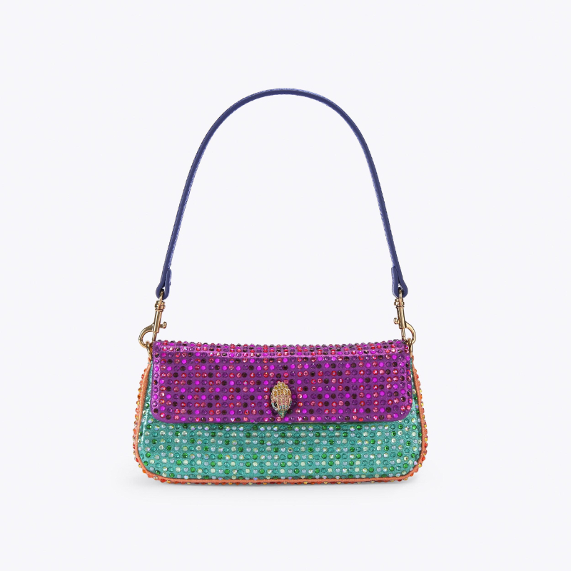 Sac à bandoulière de luxe pour - Sequin Fabric Panel avis et prix