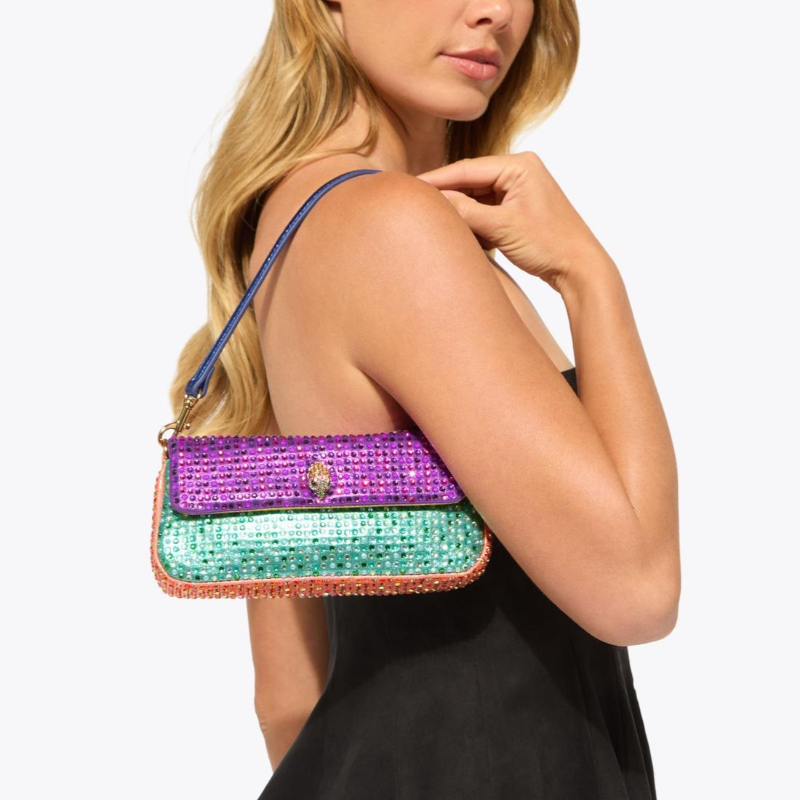 Sac à bandoulière de luxe pour - Sequin Fabric Panel avis et prix