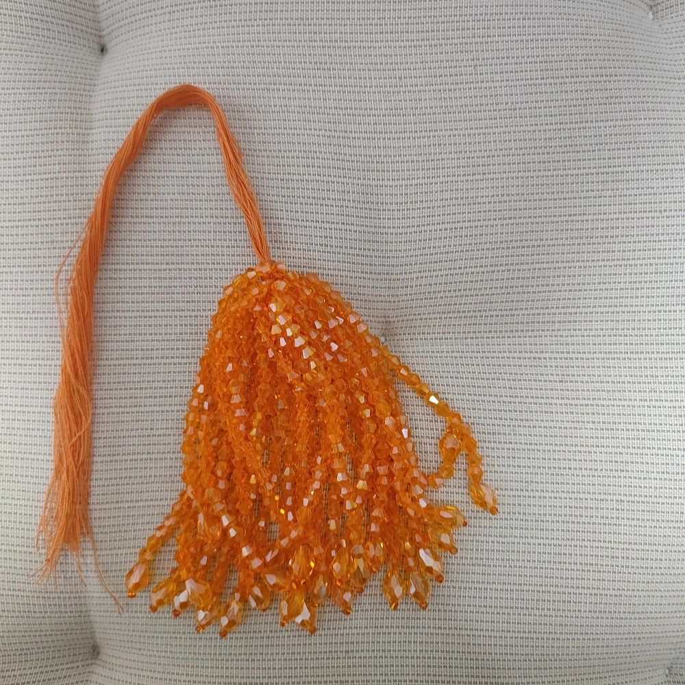 Frange de perles de cristal in - Beaded Trim Fringe avis et prix