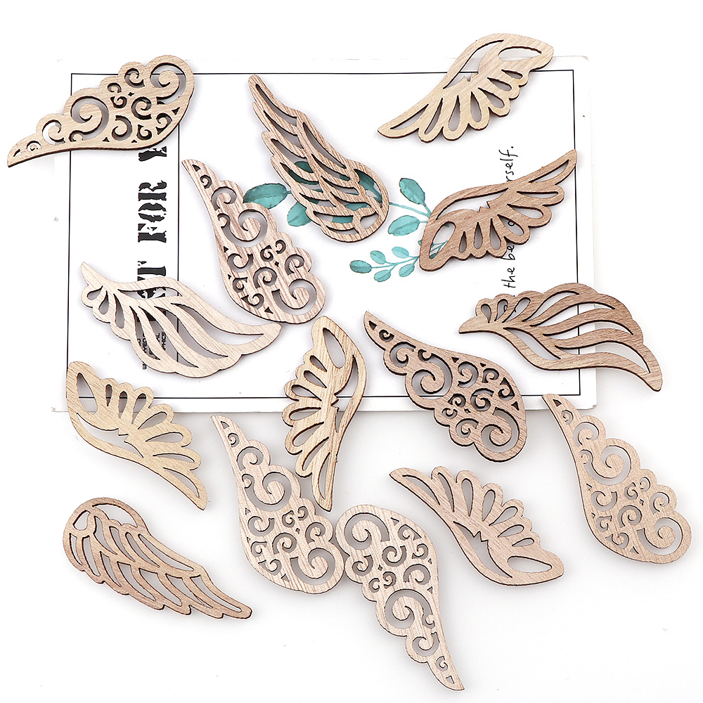 Ailes d'ange en bois, 4 Styles - Embellishments For Scrapbooking avis et prix